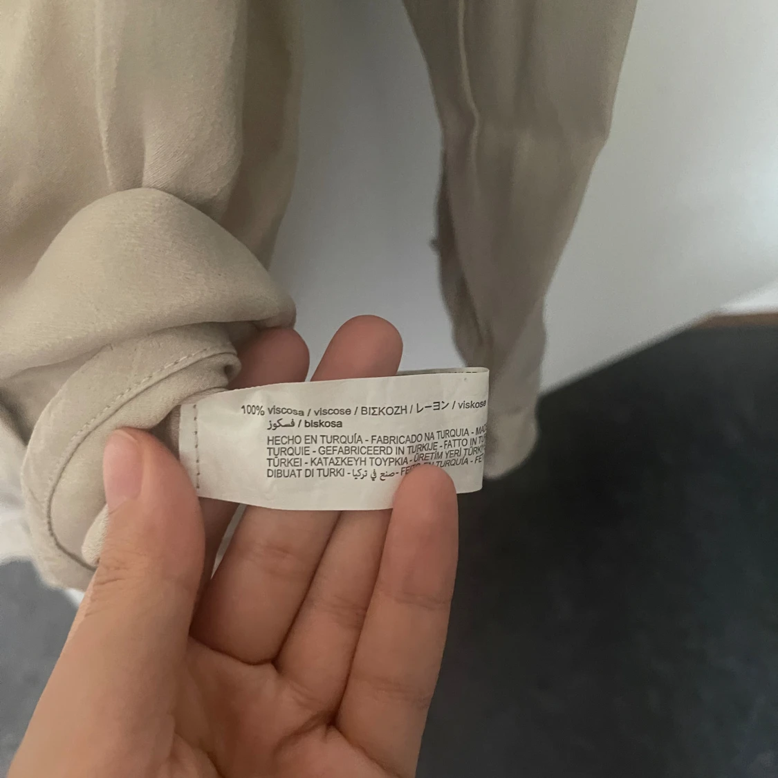 Ny zara satin skjorta - 92