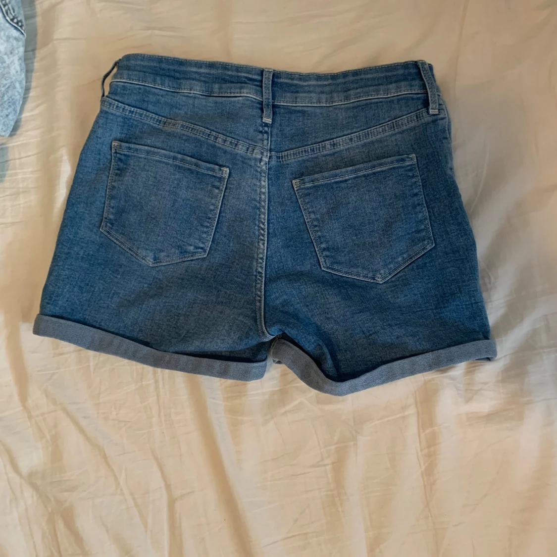Blåa jeans shorts - 90