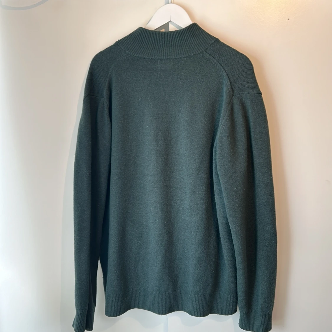 Massimo dutti zip tröja i ull  - 90