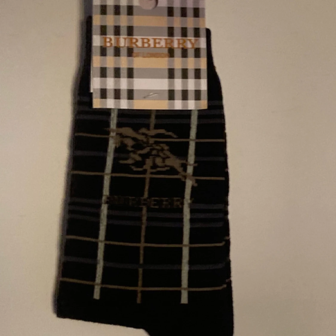 Burberry strumpor I bomull och stl 40-43