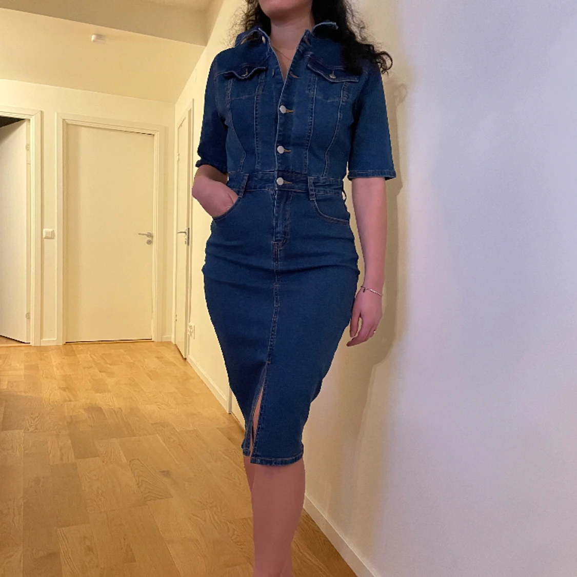 Jeanse klänning  - 90