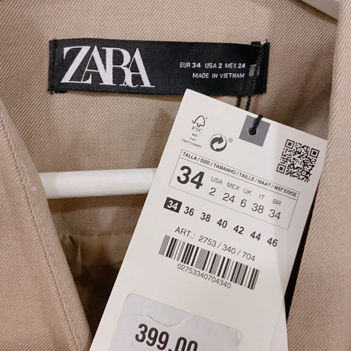 ✨ SPLITTERNY beige kavaj från ZARA ✨ - 91