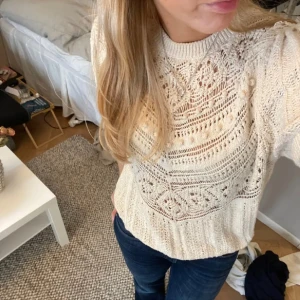 zara tröja - virkad topp/blus med trekvartsärm 🥹😍😍