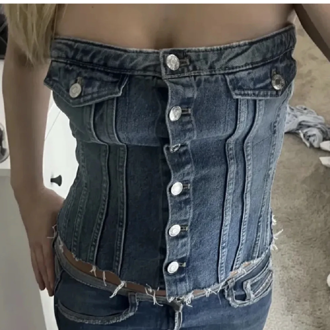 Jeans-topp från zara - 90