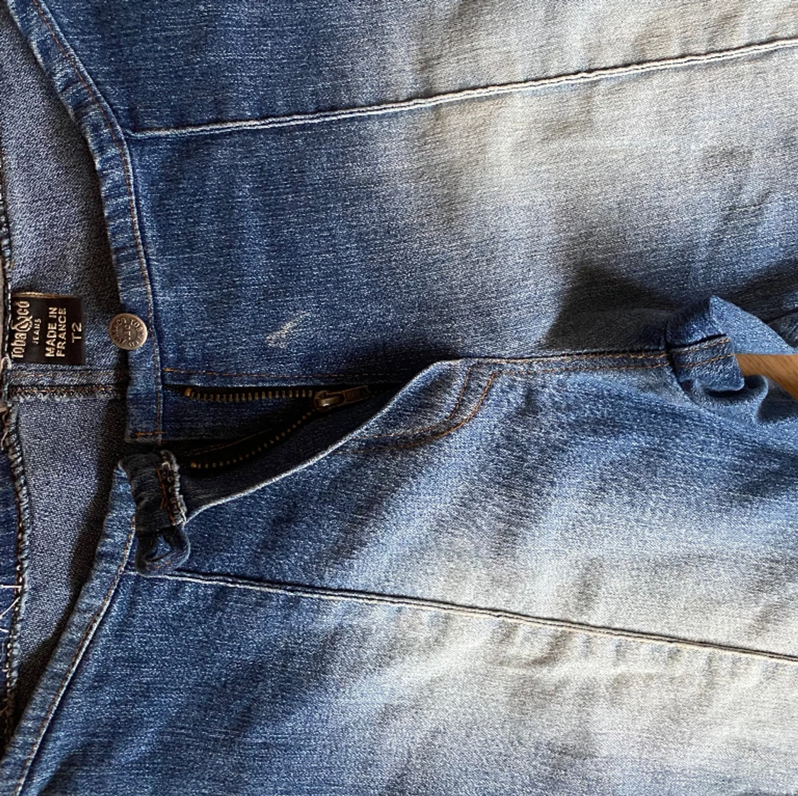 Utsvängda jeans byxor y2k - 90