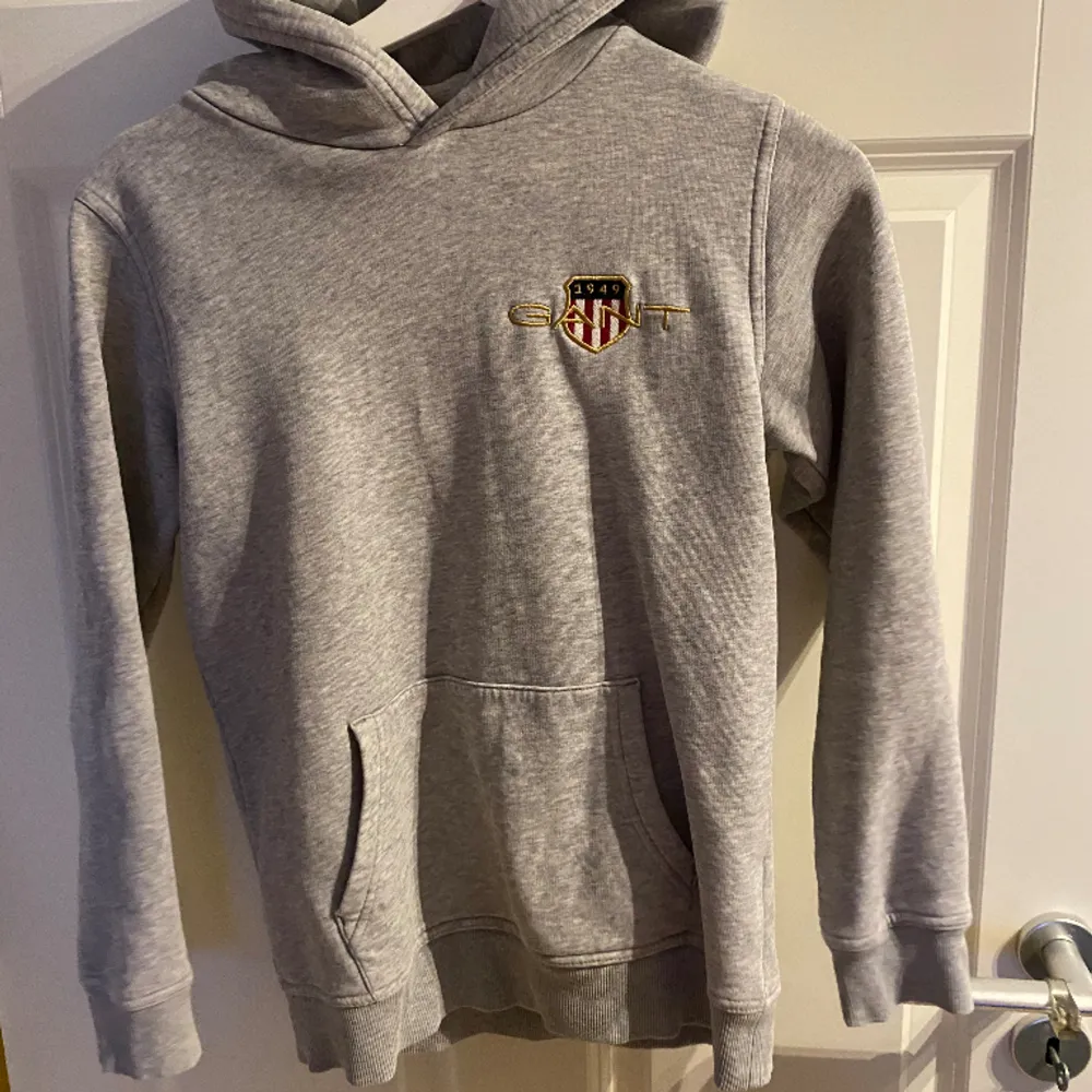 säljer åt min brorsa, säljer en gant hoodie från kidsbrandstore för den är för liten, använd fåtal gånger så väldigt bra skick💕pris kan diskuteras vid snabb affär. Hoodies.