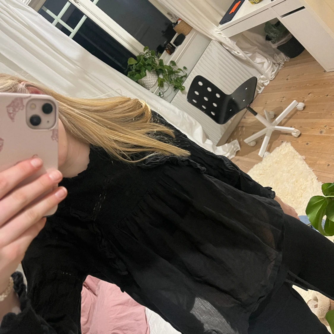 Svart topp/blus - 90