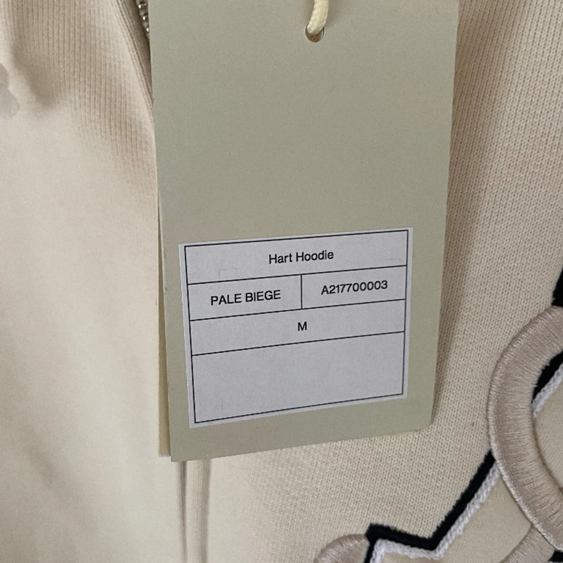 Beige Arigato hoodie - 90