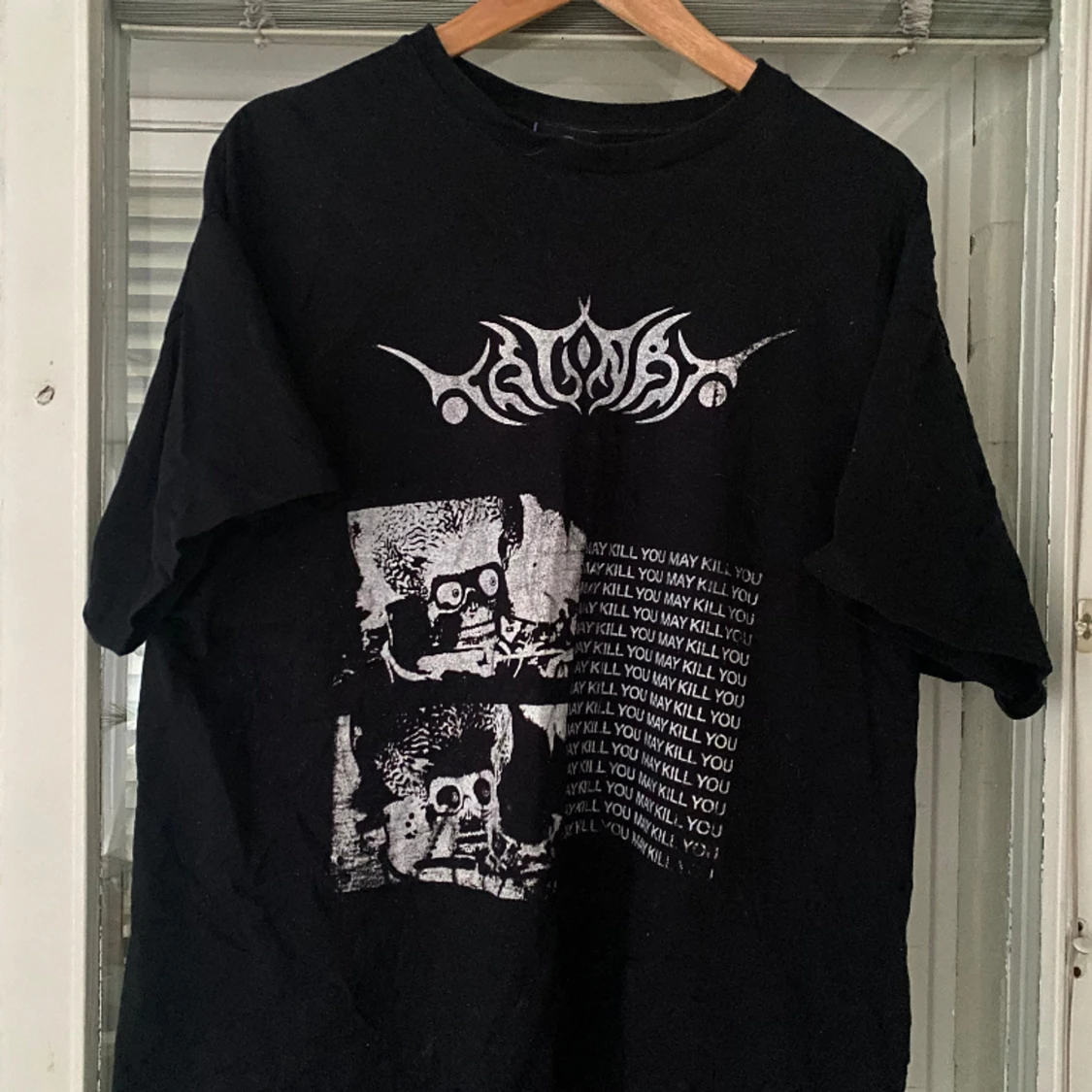 Svart t-shirt ”may kill you”