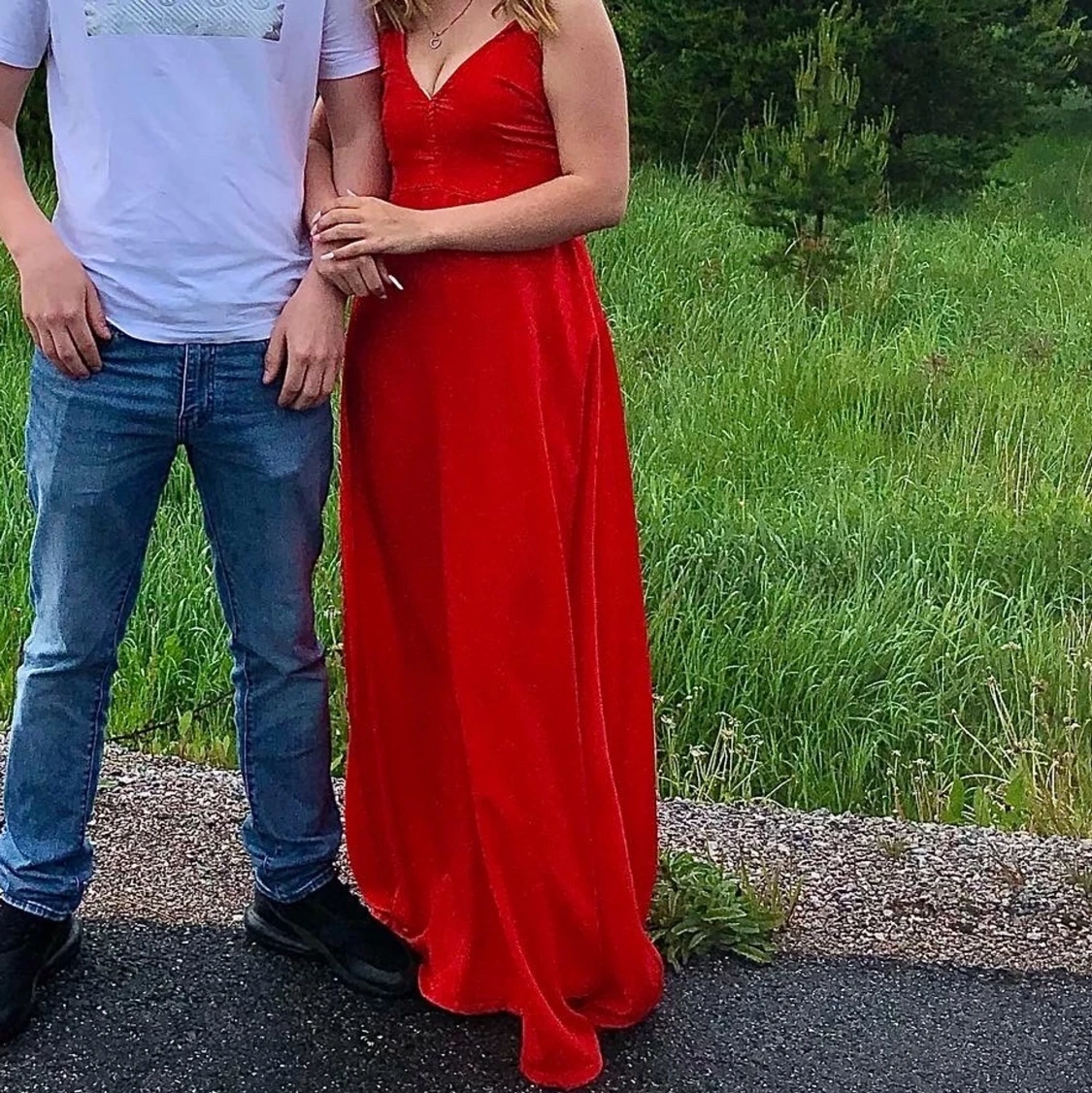 Röd balklänning  - 90