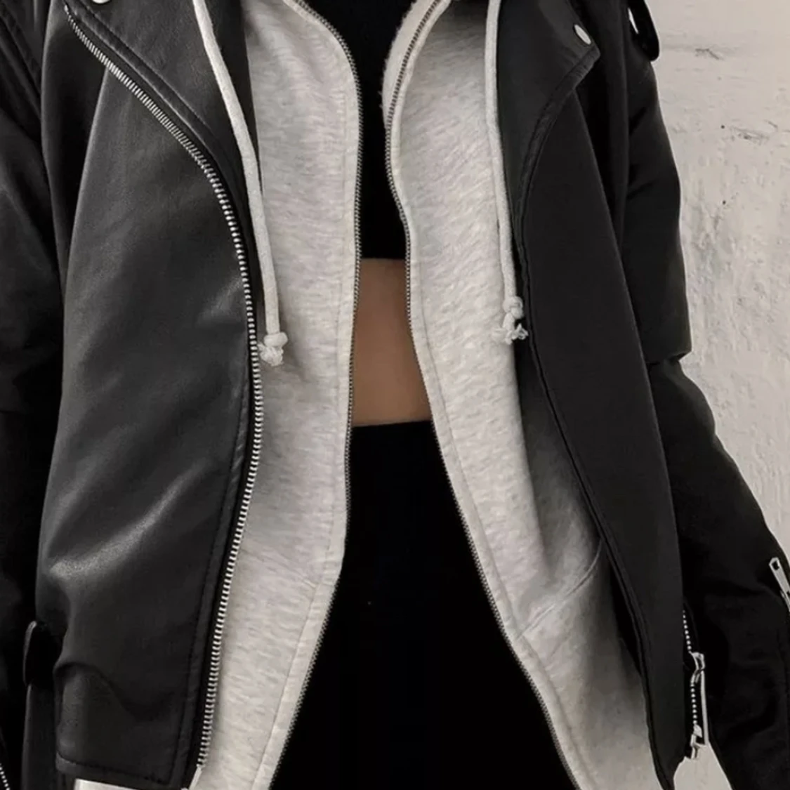 Slutsåld Missguided skinnjacka  - 90