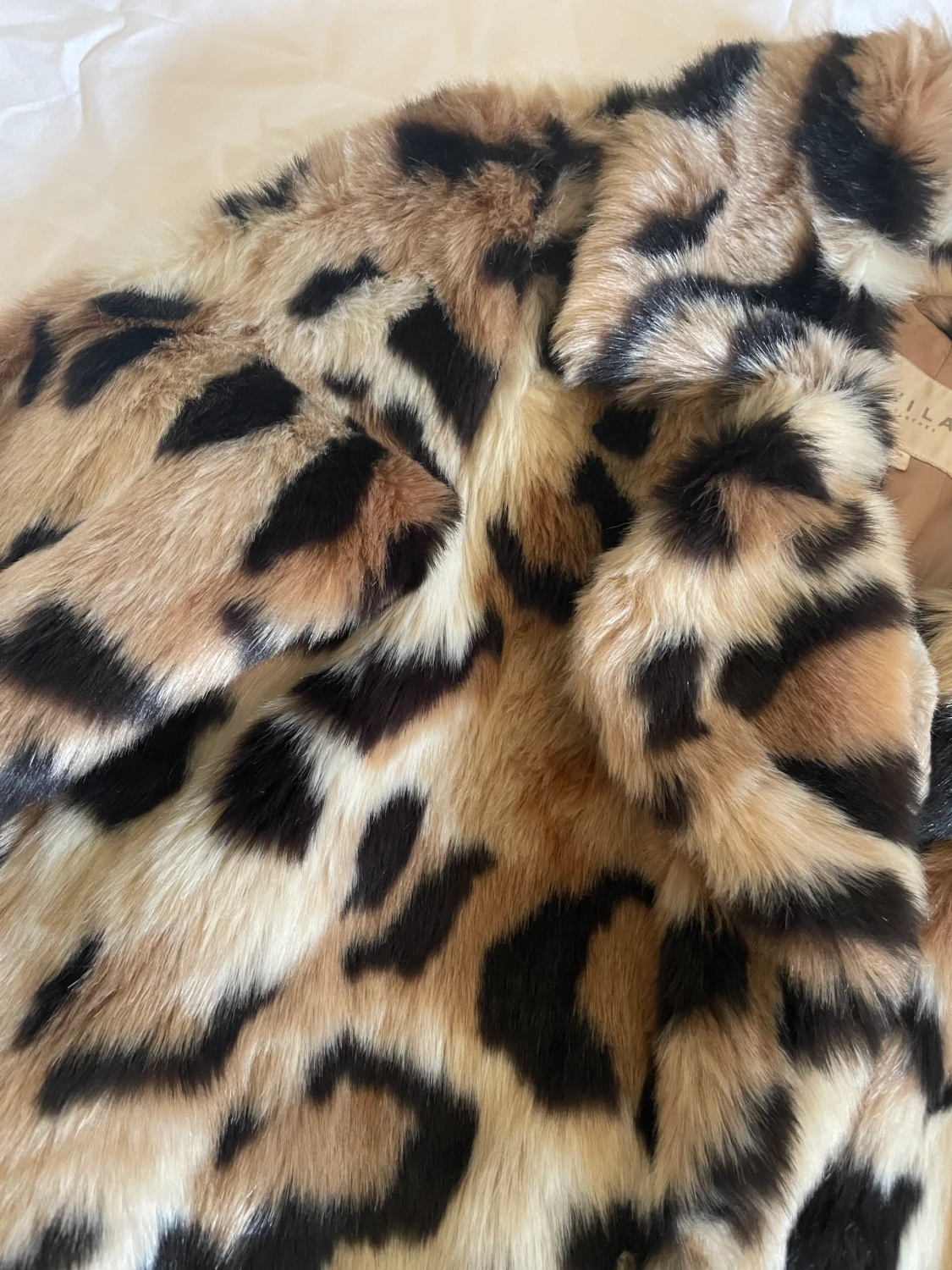 Fuskpäls leopard stl 34 - 90