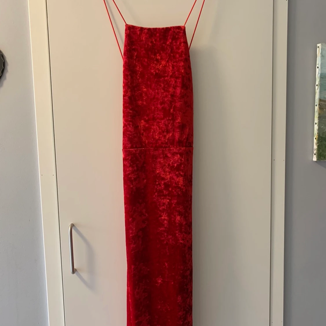 Röd klänning 