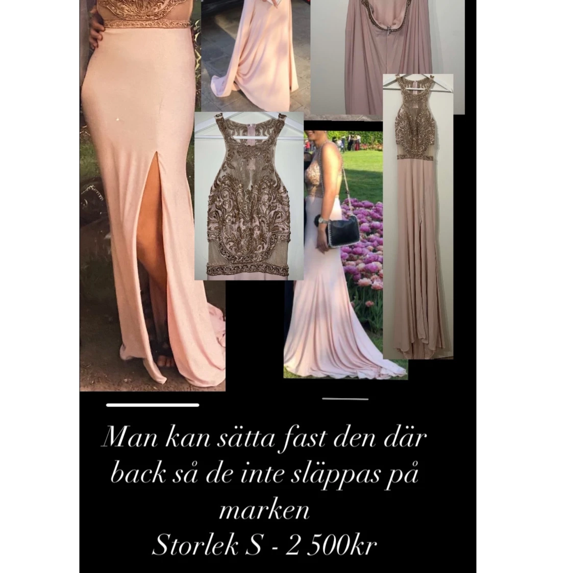 Säljer klänning storlek S 