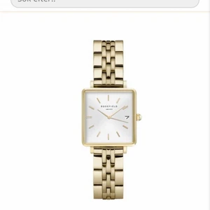 Klocka Rosefield - Damklocka från märket Rosefield, köpt på Guldfynd. Klockan är av guldfärgat stål, vit urtavla. Nypris 1 195kr. 