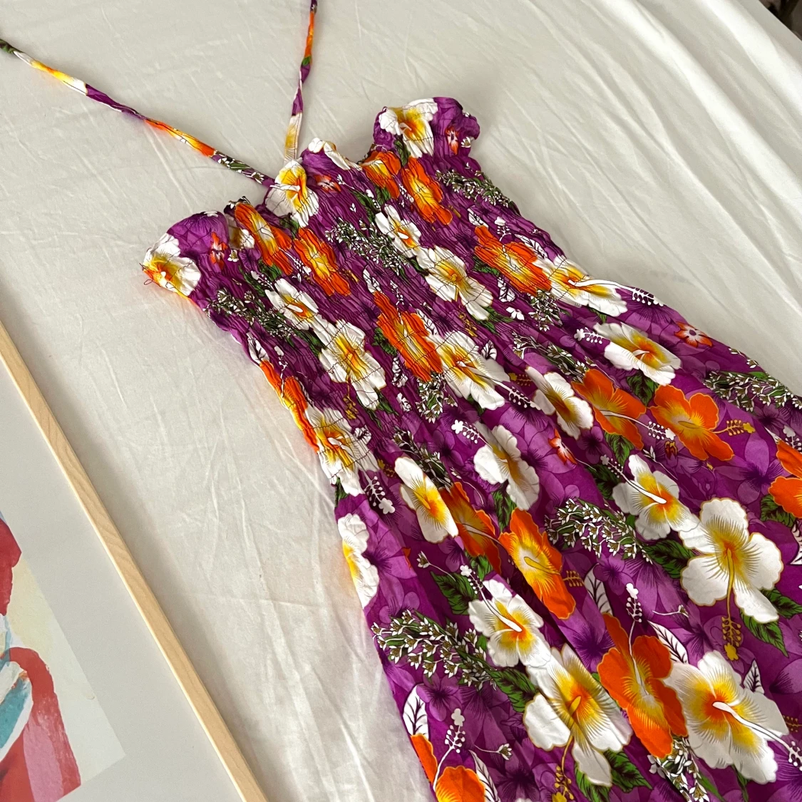 Halterneck midi klänning