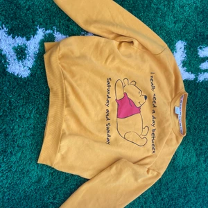 NallePuh Tröja - En jätteskön Disney tröja med nalle puh på. Jag säljer den nu när den har blivit för liten för mig. Jag köpte den för runt 350 kr och den är i storlek M. Dm mig vid intresse! Priset kan diskuteras. Köparen står för frakten! 100kr