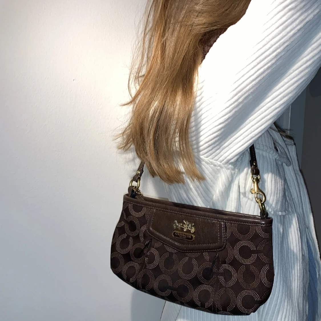 Brun Coach Vintage Väska