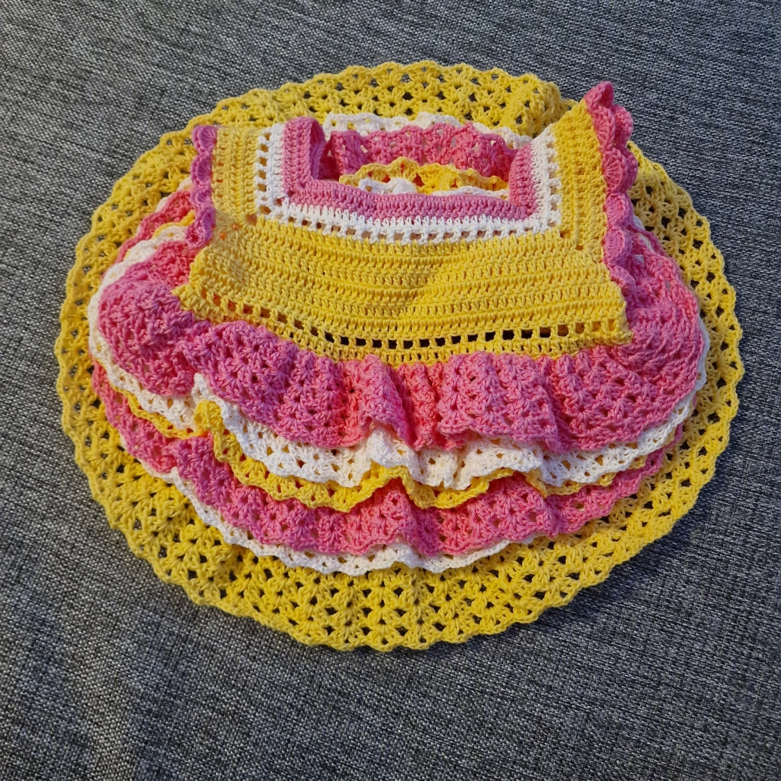 Färglad baby klänning - 91