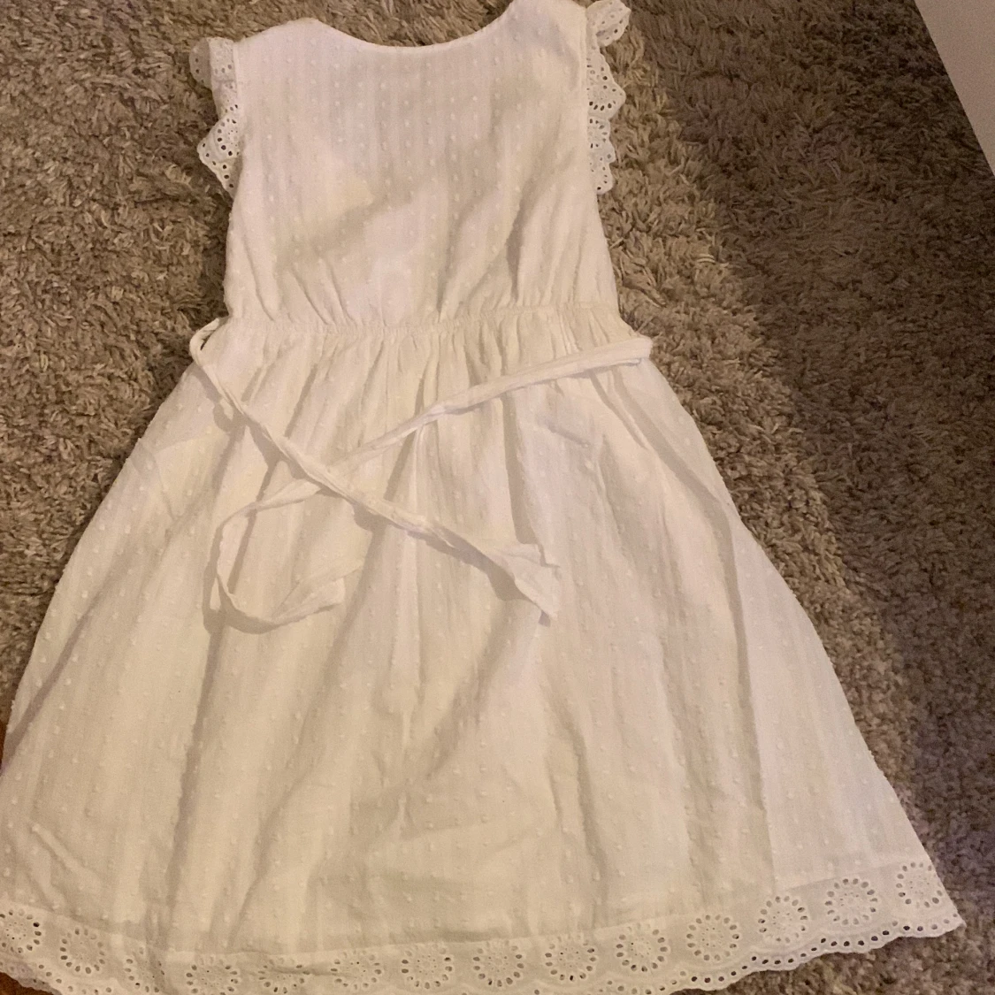 Vit sommar klänning