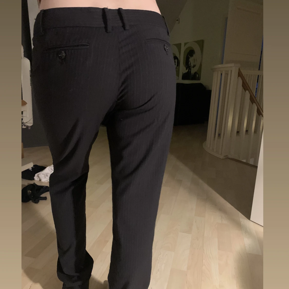 Lågmidjade kostymbyxor  - 90