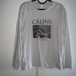 Vit långärmad  - Vit långärmad i storlek Small från H&M 