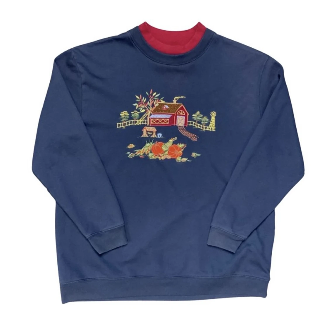 Vintage höst tjocktröja