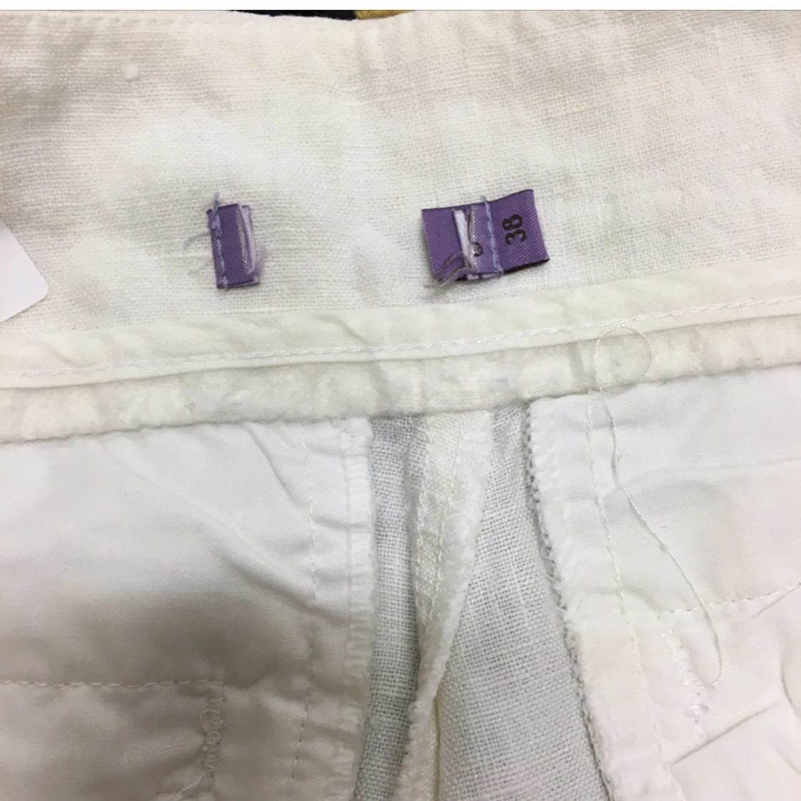 Lågmidjade Linnebyxor - 91