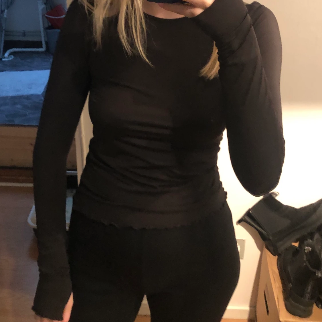 Långärmad topp - 90