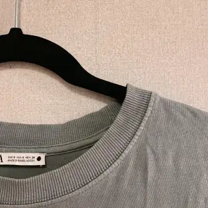 T-shirt från Zara. Normal i storlek. Färgen är grå med blå/turkosa toner. 