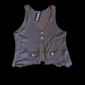 Fairycore väst - Finfin stickad väst från Humana med fairycore/whimsigoth-vibes 😈 Med lappen kvar