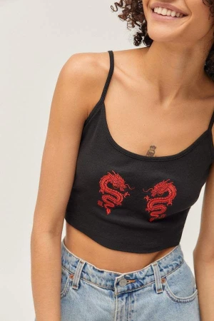 Drake crop top - Svart drake urban outfitters crop top/ tank top. 🐉
