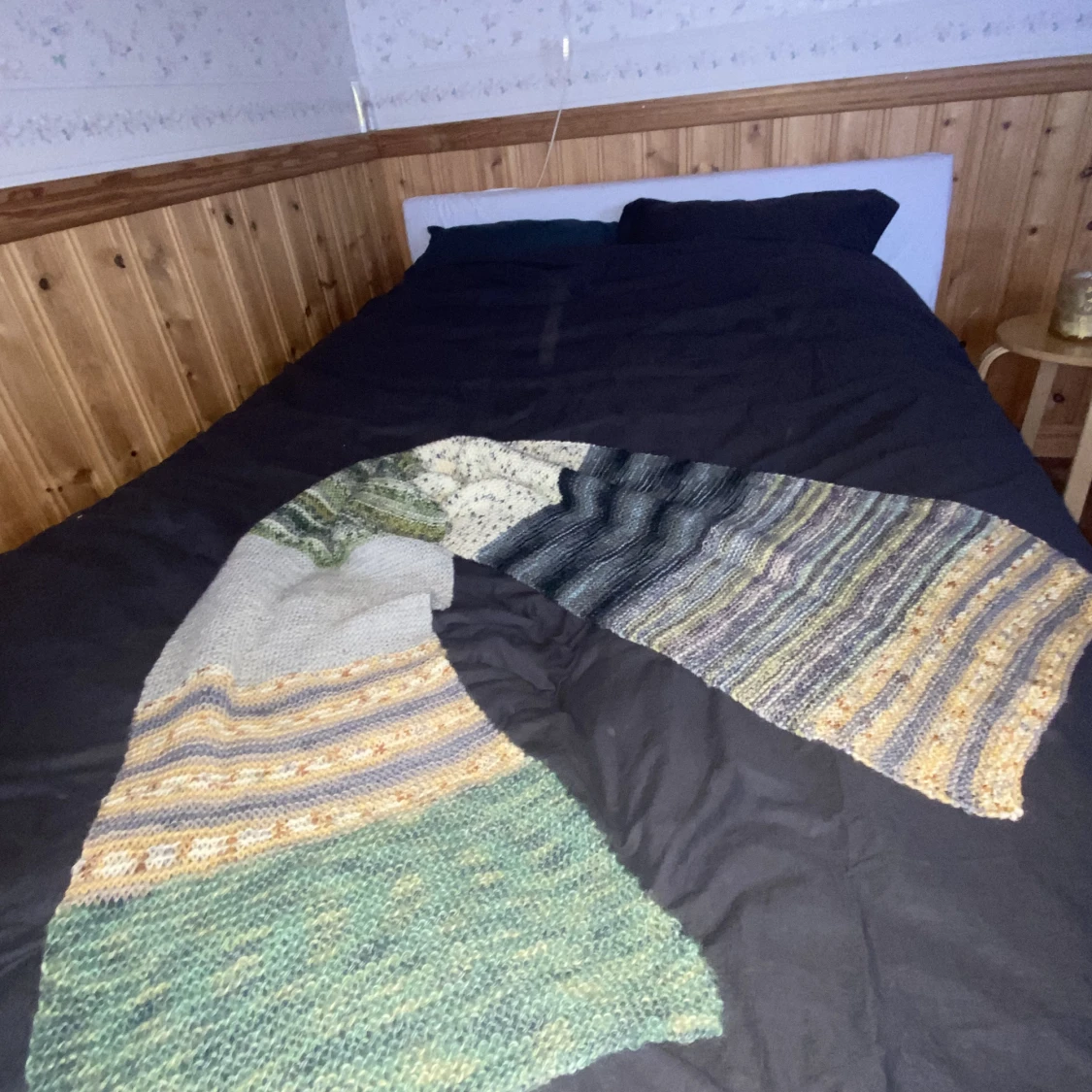 Stickad halsduk - 90