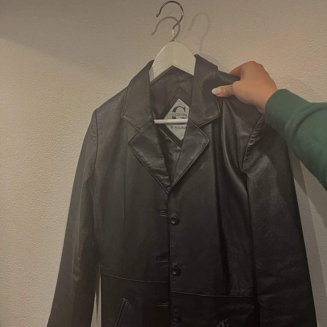 Superfin längre skinnjacka - 91