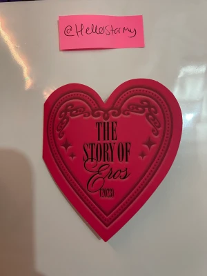 Seventeen kpop - Seventeen 2023 Season’s Greetings Officiall Heart message card Wonwoo -Bought from Cokodive 