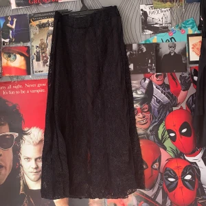 Black floral skirt  - Black floral skirt 