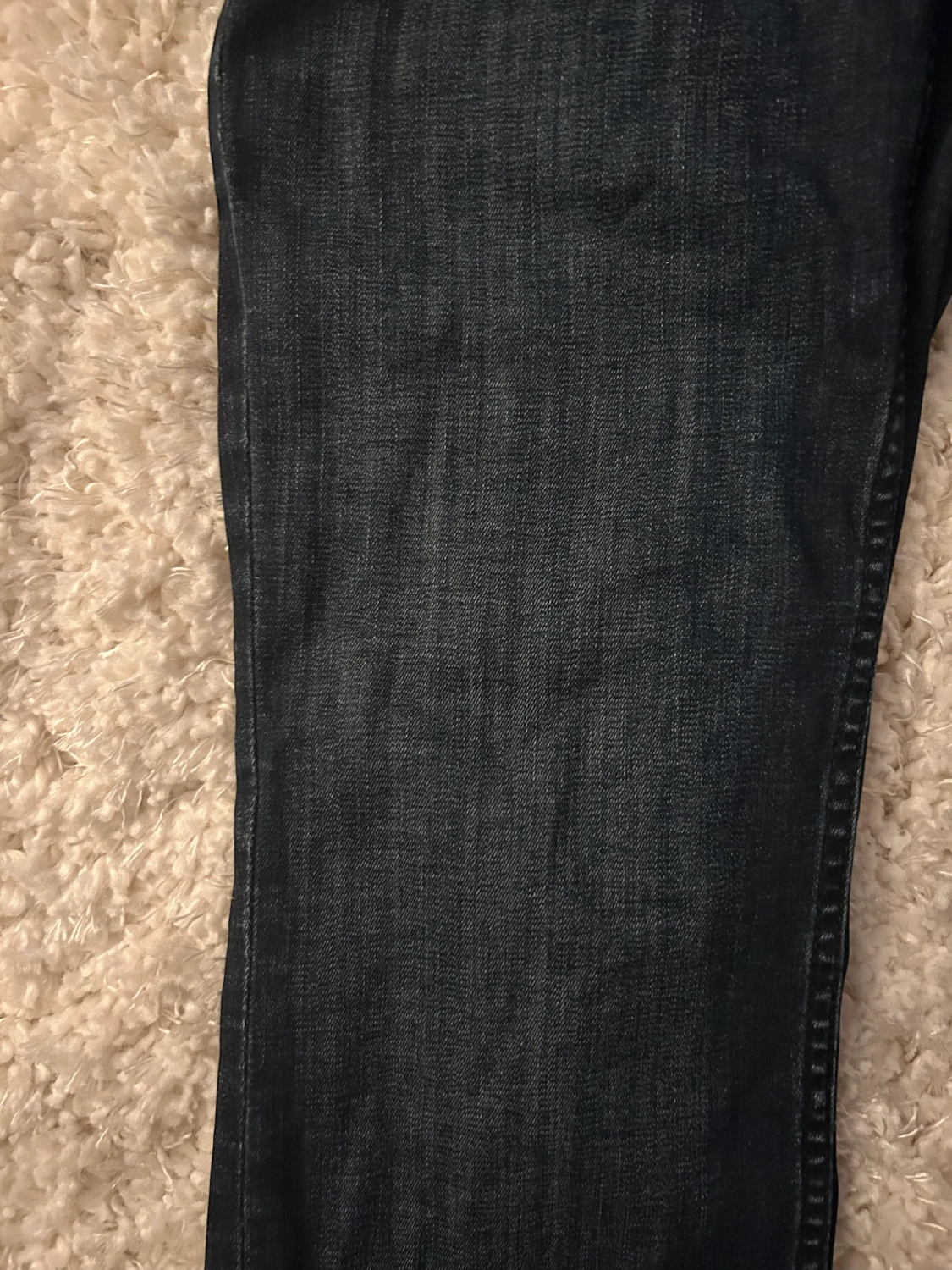 Mörkblå lågmidjade pepe jeans - 90