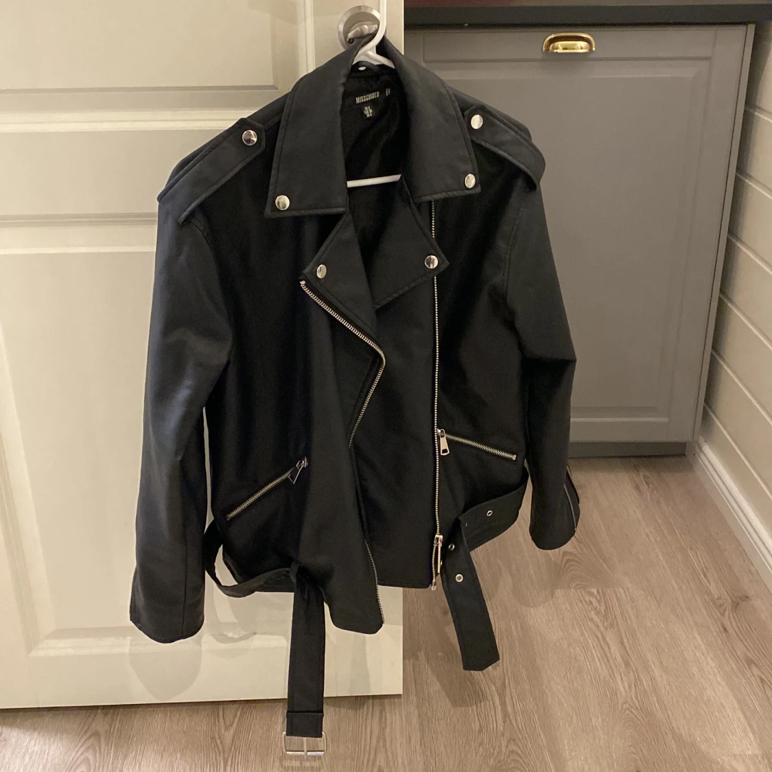 Oversized skinnjacka 