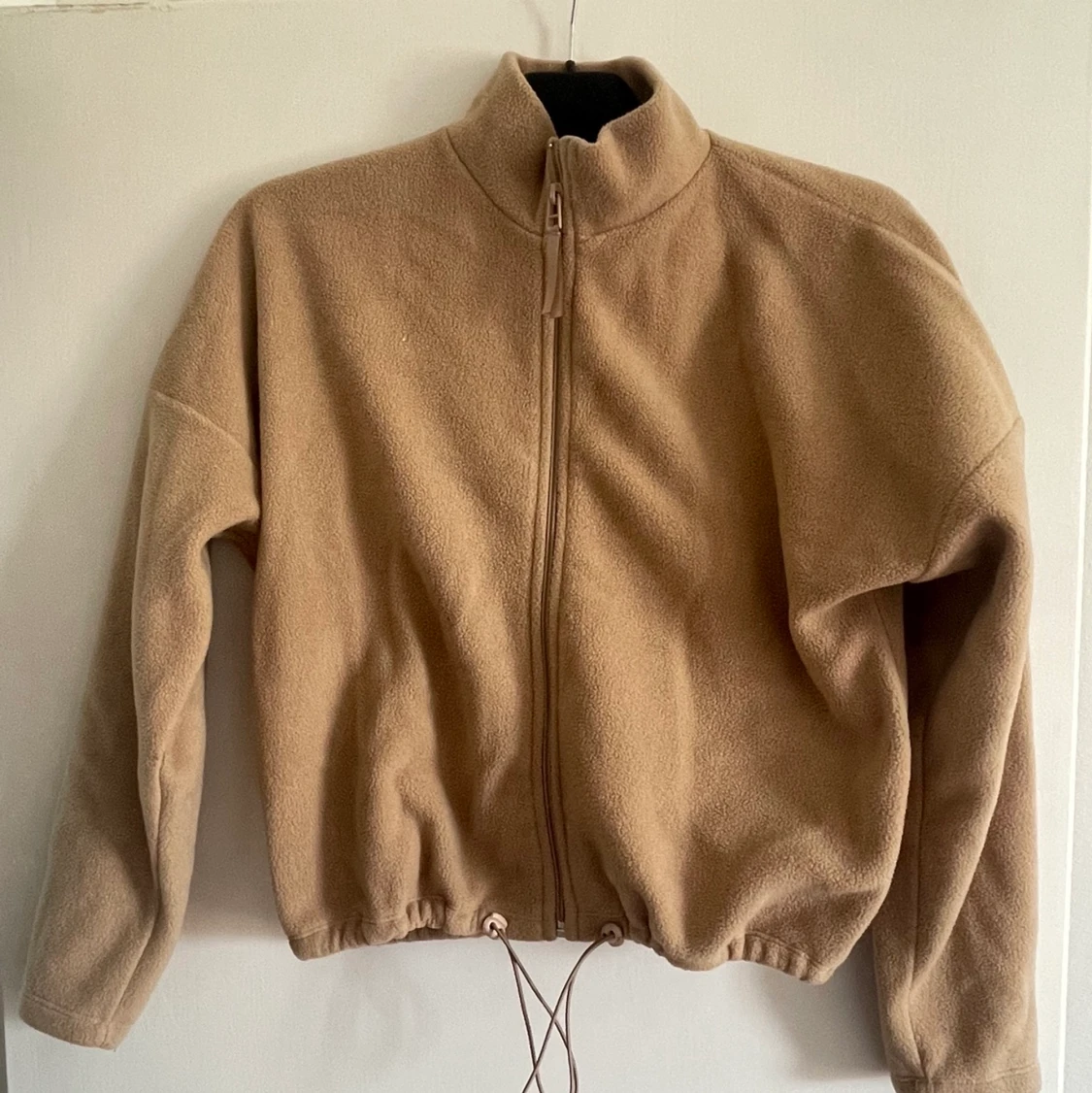 Beige fleecetröja  - 90