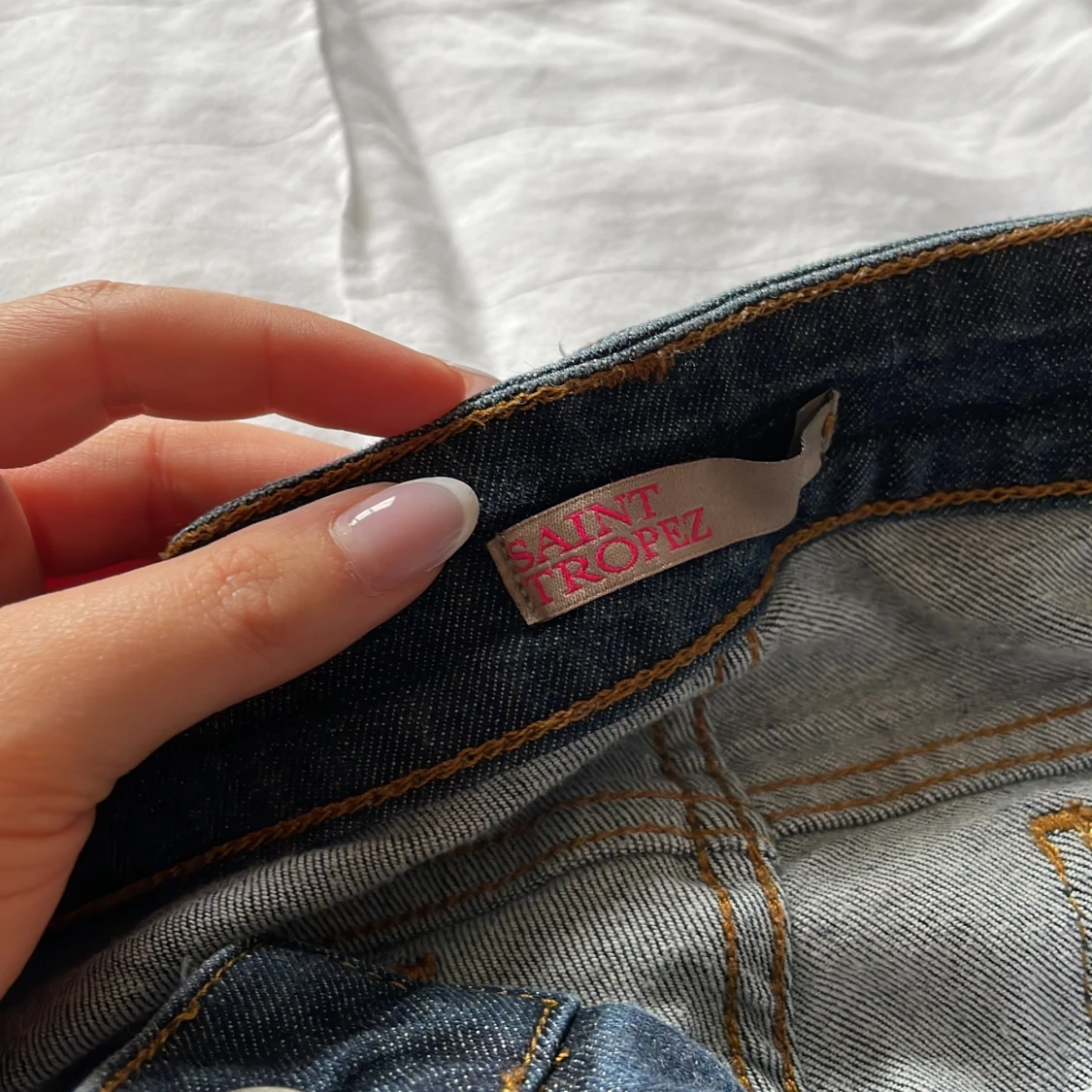 Lågmidjade tighta vintage jeans från Sant Tropez - 91