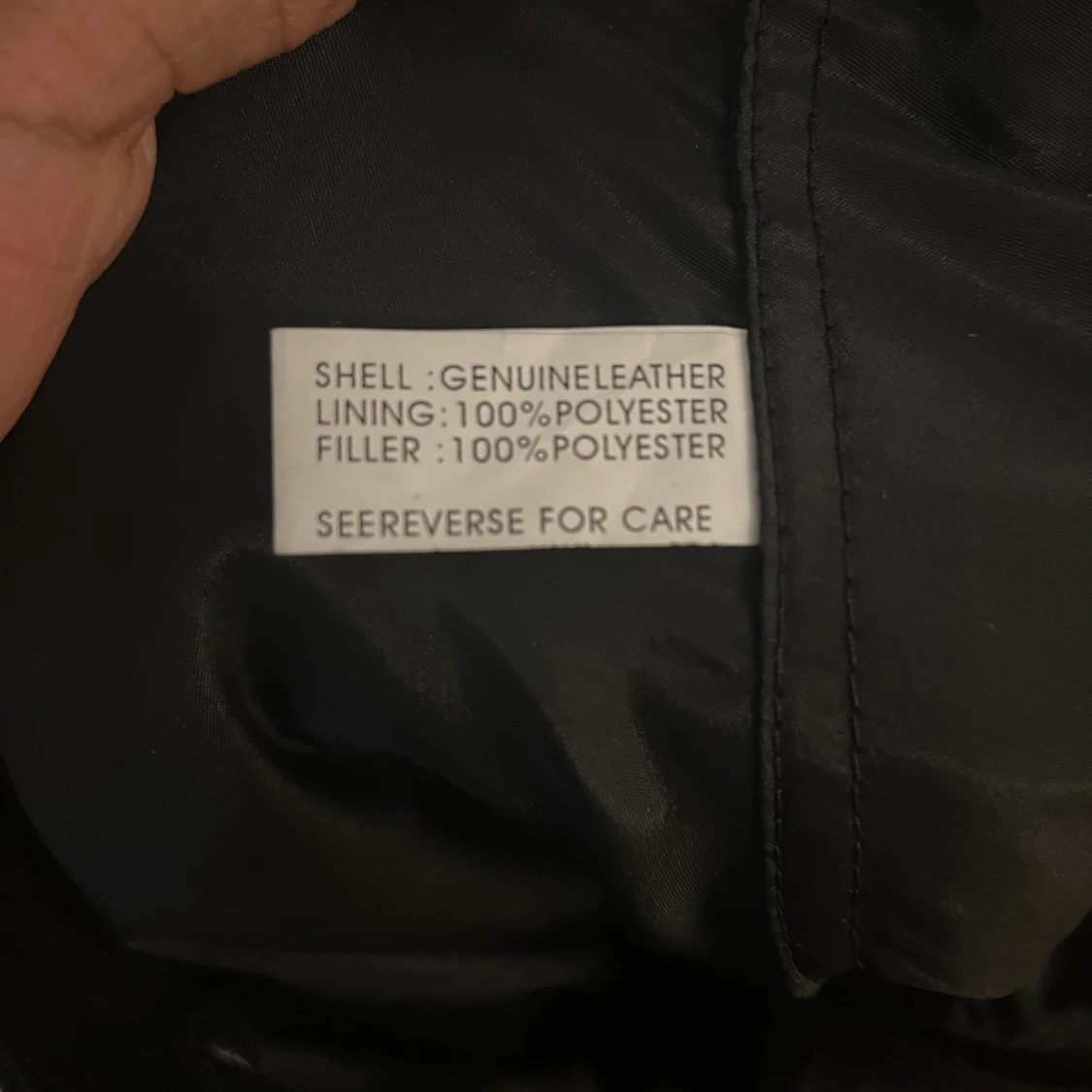 Läder Byxor storlek 34 - 91