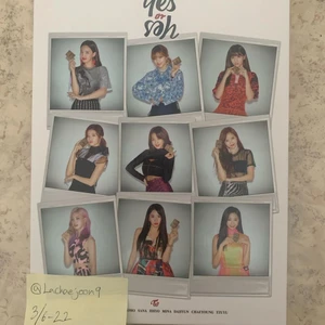 Twice Yes or Yes album kpop -  Twice yes or yes album! Ver B Helt utan skador  Kommer med allt på bilden!  Jag kan skicka flera albums i samma frakt om du köper flera ✅