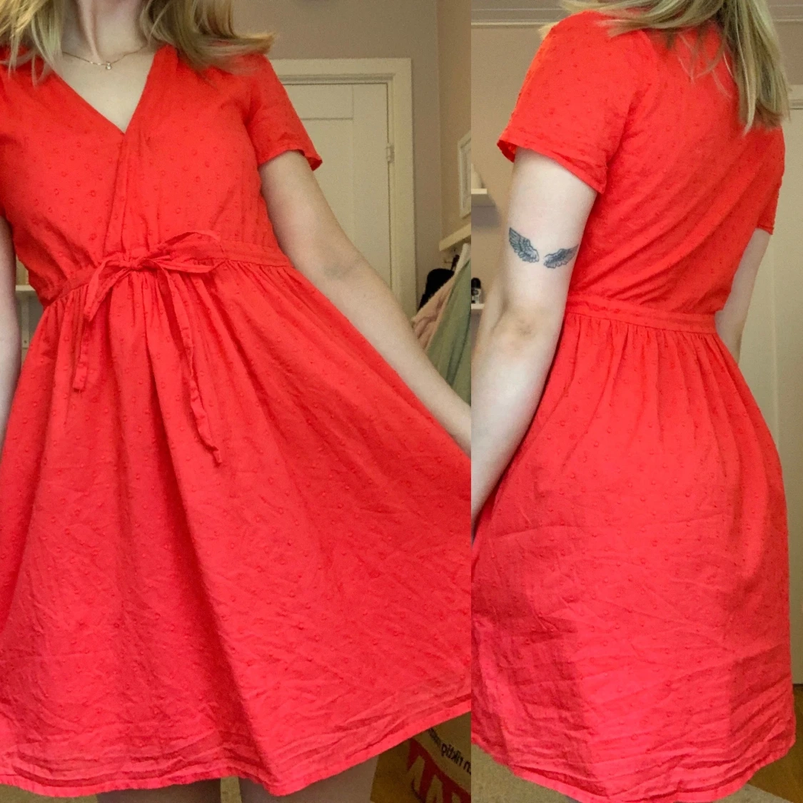 Röd sommarklänning 