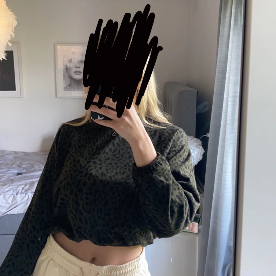 Kroppad sweatshirt  - 91