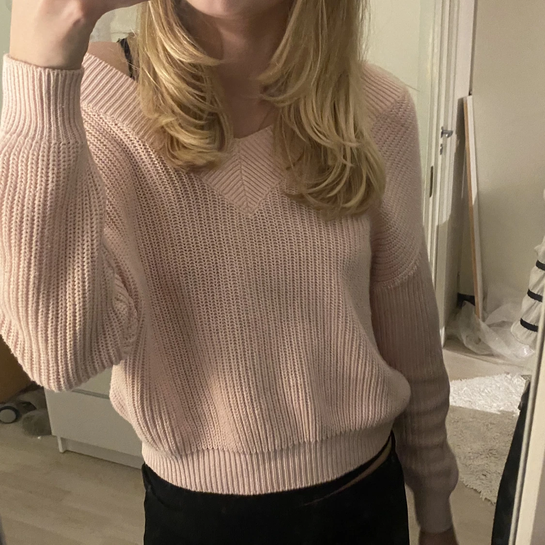Ribbad tröja  - 90
