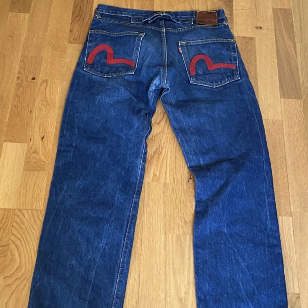 As fetta vintage evisu jeans!🤩 inget fel på dom🙏🏻 Pris kan diskureras. Jeans & Byxor.