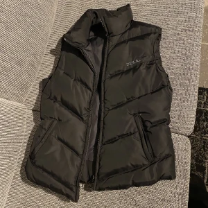 Vintage svart väst - Skit snygg svart vintage väst, sitter skit snyggt! Den passar mig som är 160 och inte alls stor den passar också min syster som är 170 och lite större än mig i kroppen. 