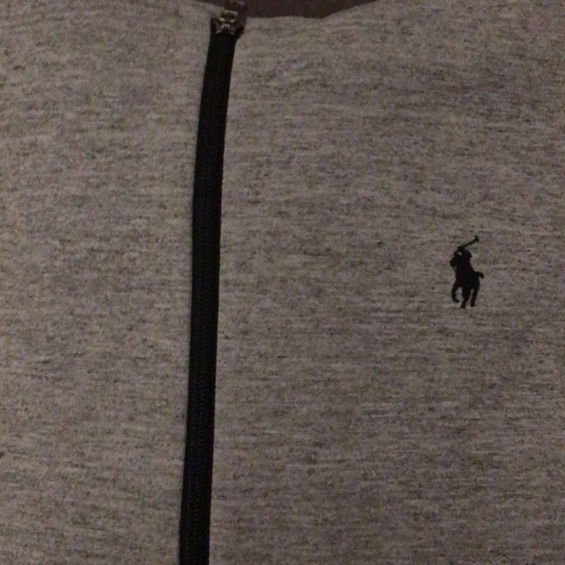 POLO RALPH LAURE DOUBLE-KNIT FULL-ZIP HOODIE