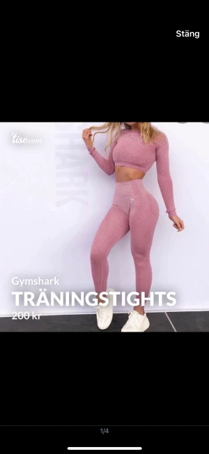 Träningstights - Liten ”repa” i bak på rumpan men inget man tänker på, annars bra skick