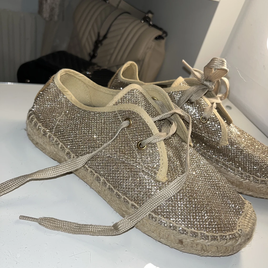 Replay Glitter espadrilles